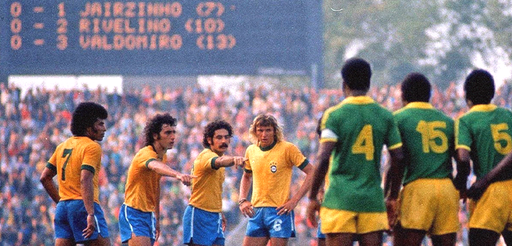 Retrospecto do Brasil contra seleções africanas em Copas do Mundo