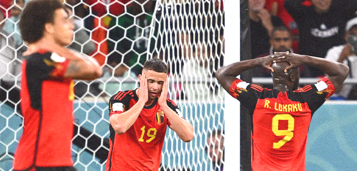 Bélgica fora da Copa do Mundo