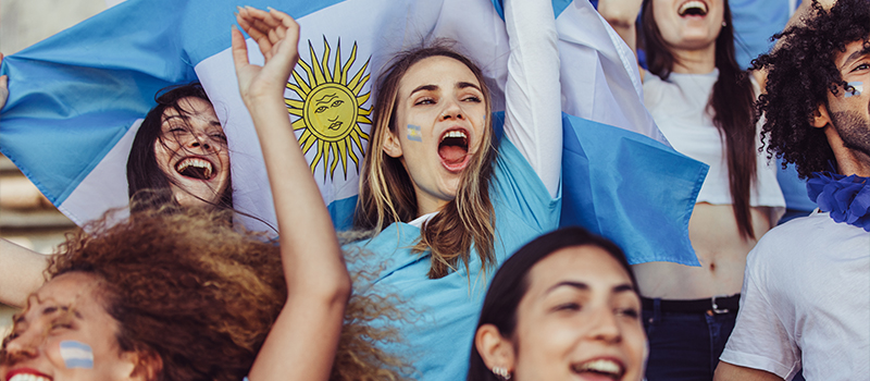 torcida da Argentina na copa do mundo