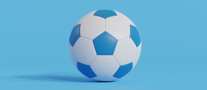 imagem de uma bola de futebol